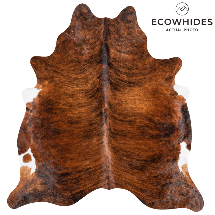 Brazilian Brindle Cowhide Rug Size 6'11" L x 6'8" W 1061