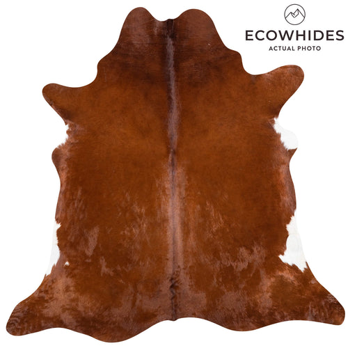 Brazilian Brown Cowhide Rug Size 6'10" L x 6'10" W 1079