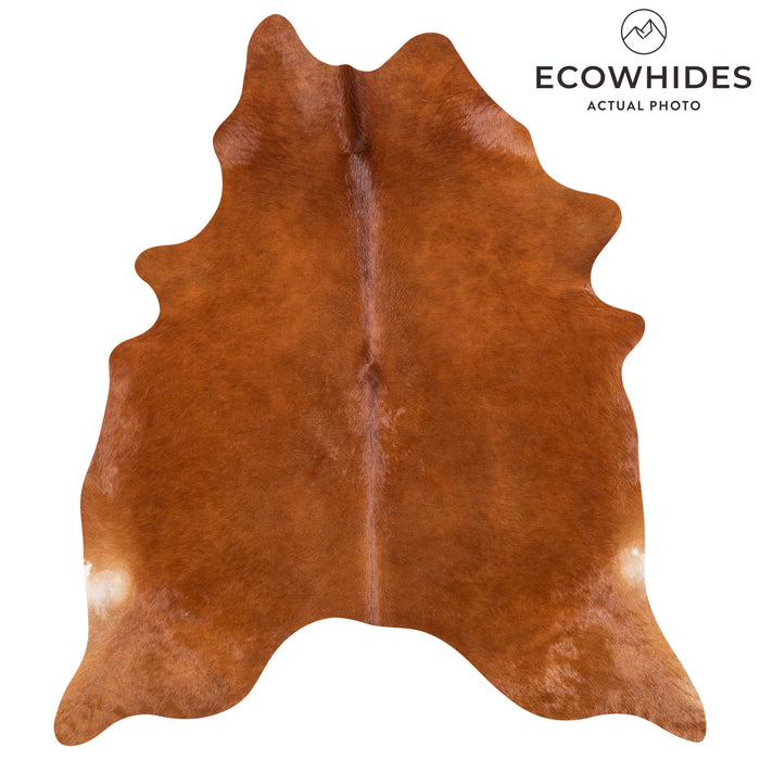 Brazilian Brown Cowhide Rug Size 6'10" L x 6'0" W 1084