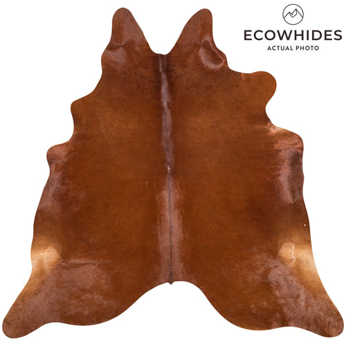 Brazilian Brown Cowhide Rug Size 7'2" L x 7'2" W 1088
