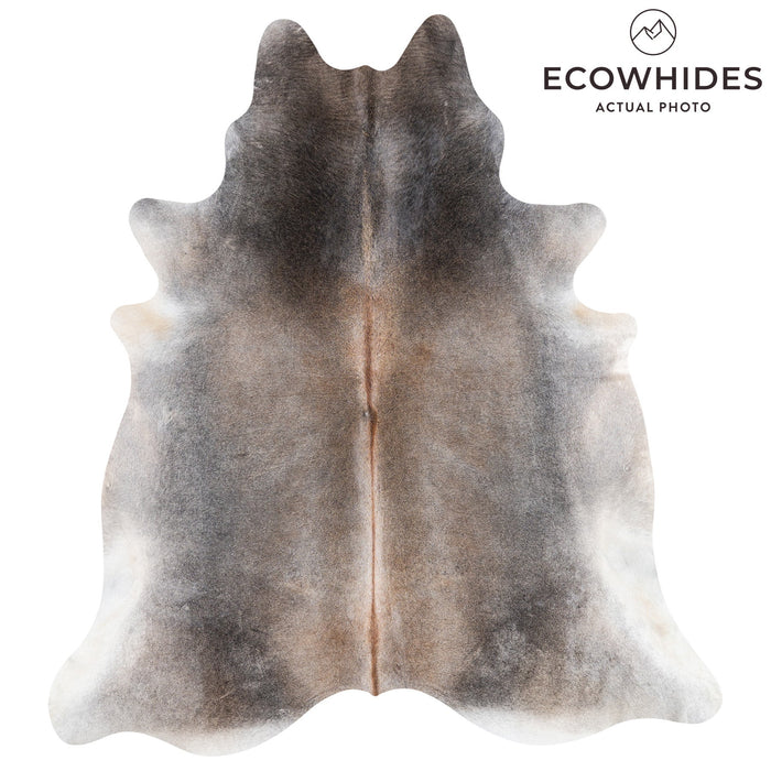 Brazilian Grey Palomino Cowhide Rug Size 8'4" L x 7'6" W 1105
