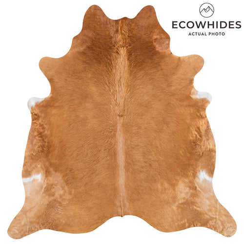 Brazilian Beige Cowhide Rug Size 7'5" L x 7'2" W 1113