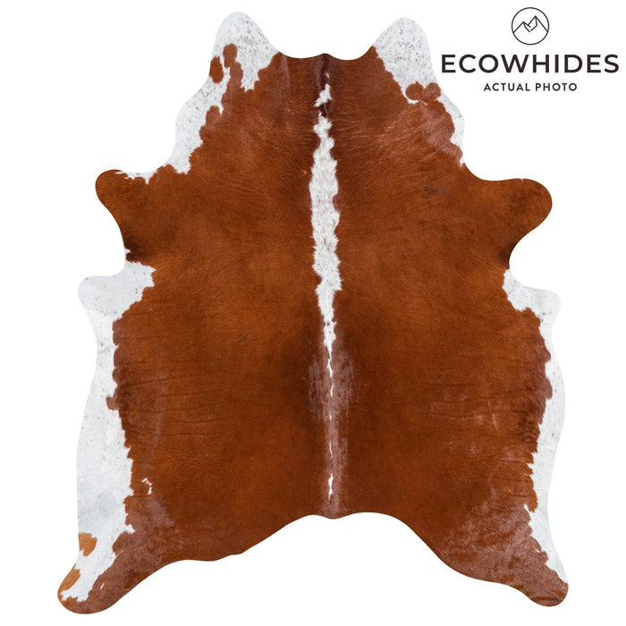 Brazilian Hereford Cowhide Rug Size 7'2" L x 6'0" W 1133