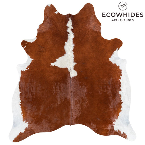Brazilian Hereford Cowhide Rug Size 6'10" L x 6'3" W 1142