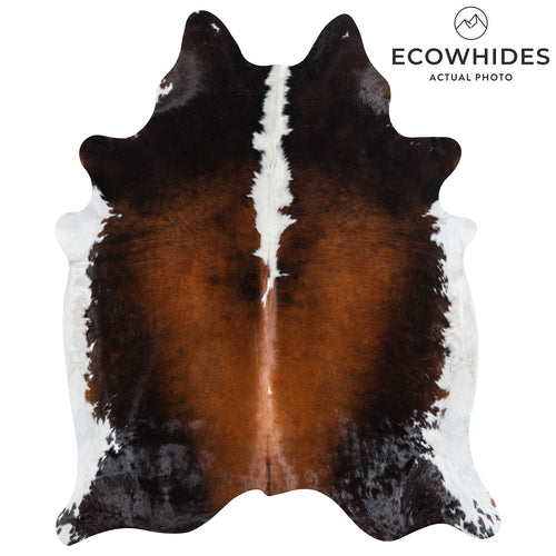 Brazilian Mahogany Cowhide Rug Size 7'6" L x 6'3" W 1150