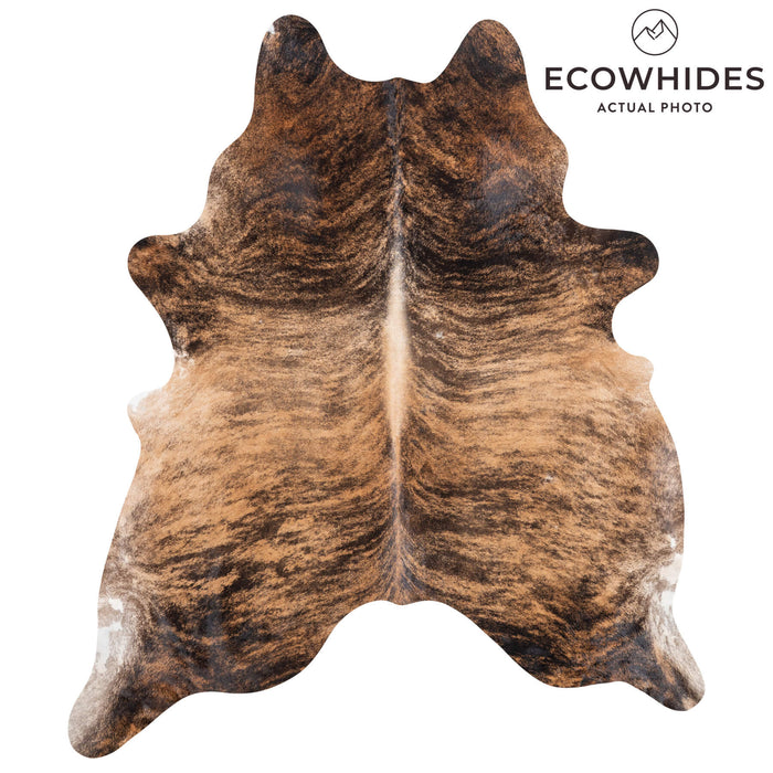 Brazilian Brindle Cowhide Rug Size 8'4" L x 7'2" W 1220