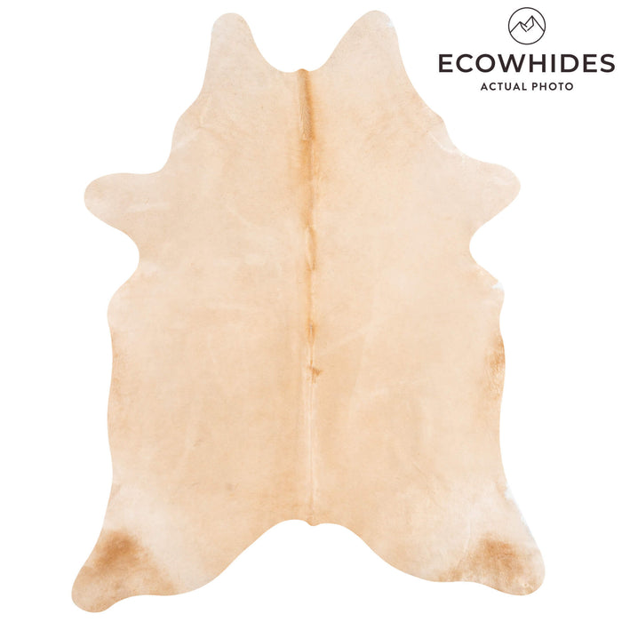 Brazilian Beige Cowhide Rug Size 7'8" L x 5'9" W 1246