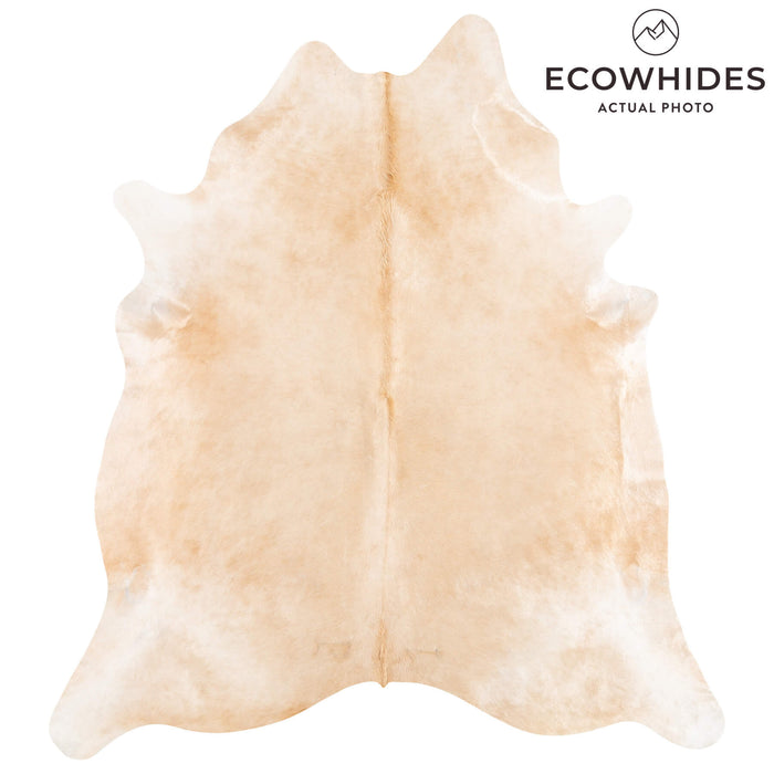 Brazilian Beige Cowhide Rug Size 7'8" L x 6'11" W 1250