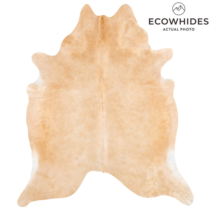 Brazilian Beige Cowhide Rug Size 8'10" L x 7'7" W 1258