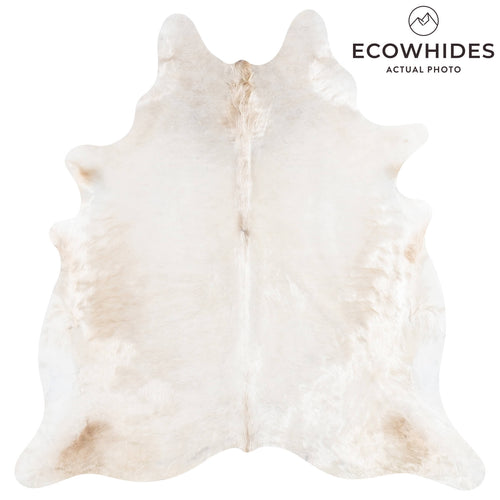 Brazilian Champagne Cowhide Rug Size 6'8" L x 6'5" W 1290