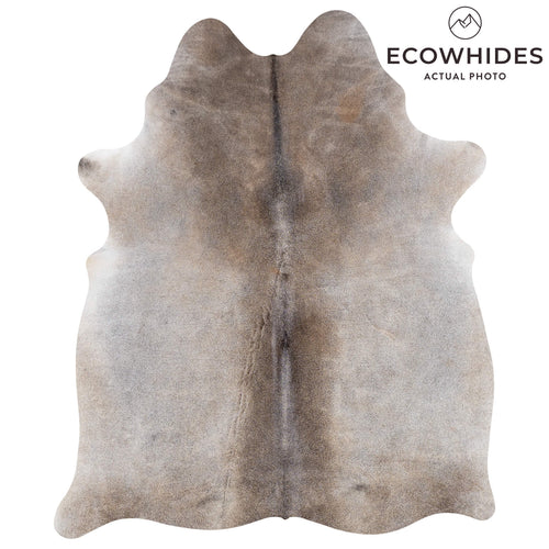 Brazilian Grey Palomino Cowhide Rug Size 6'7" L x 5'5" W 1297