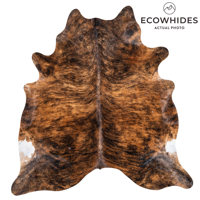 Brindle Cowhide Rug Size 7'2" L x 6'10" W 1310