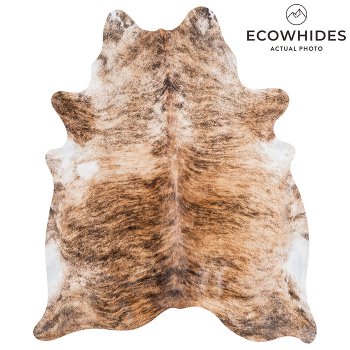 Brindle Cowhide Rug Size 7'6" L x 6'3" W 1323
