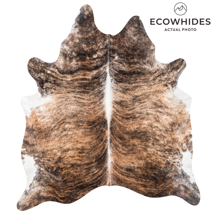 Brindle Cowhide Rug Size 7'6" L x 6'8" W 1326