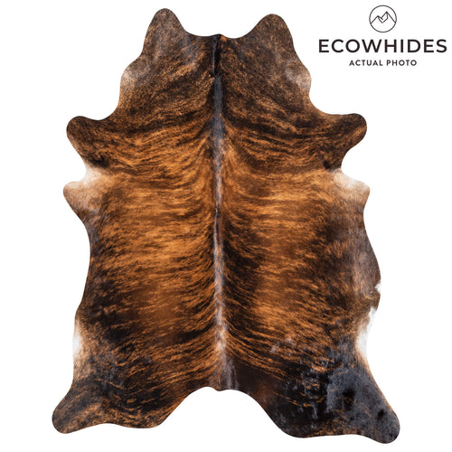 Brindle Cowhide Rug Size 7'8" L x 6'2" W 1339