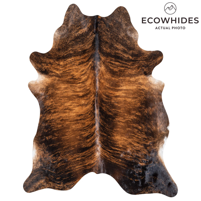 Brindle Cowhide Rug Size 7'8" L x 6'2" W 1339
