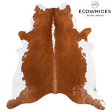 Brazilian Hereford Cowhide Rug Size 7'5" L x 6'9" W 1352