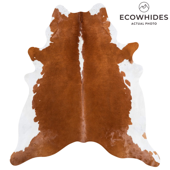 Brazilian Hereford Cowhide Rug Size 7'5" L x 6'9" W 1352