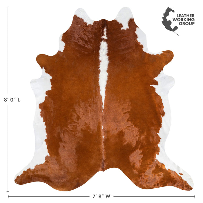 Hereford Cowhide Rug Size 8'0" L x 7'8" W 1356