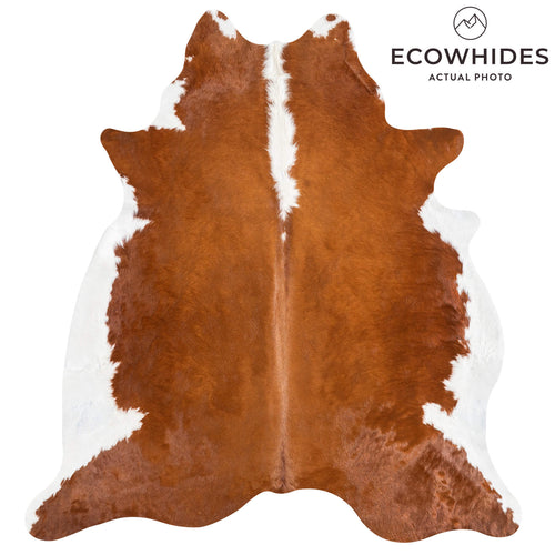 Hereford Cowhide Rug Size 7'6" L x 6'10" W 1357