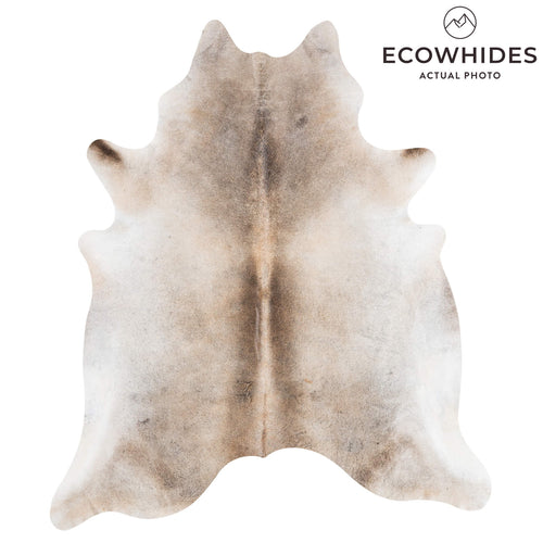 Grey Palomino Cowhide Rug Size 7'10" L x 6'10" W 1371