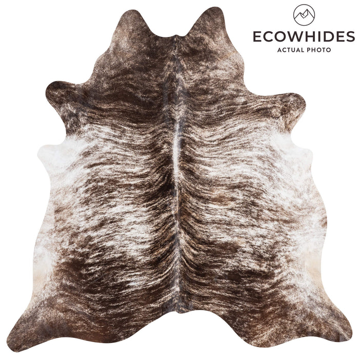 Light Brindle Cowhide Rug Size 7'6" L x 7'4" W 1372