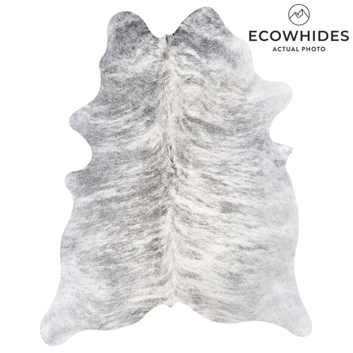 Light Brindle Cowhide Rug Size 6'4" L x 5'2" W 1374