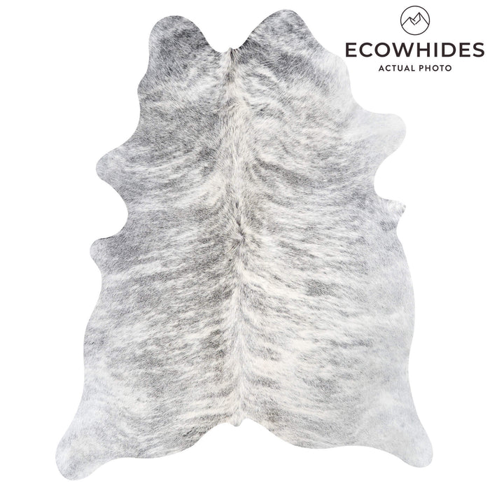 Light Brindle Cowhide Rug Size 6'4" L x 5'2" W 1374