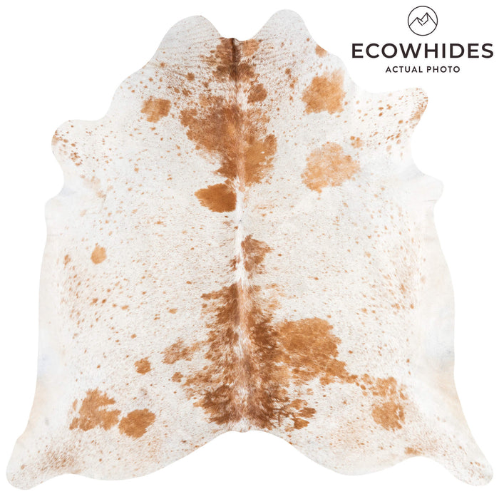 Brown Salt and Pepper Cowhide Rug Size 7'3" L x 7'3" W 1389