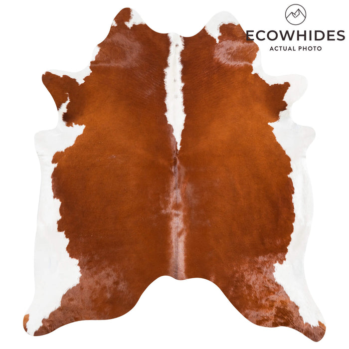 Brazilian Hereford Cowhide Rug Size 6'8" L x 6'5" W 1432