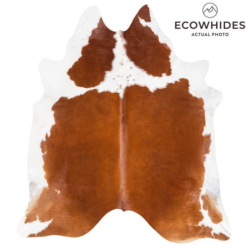 Brazilian Hereford Cowhide Rug Size 7'8" L x 6'11" W 1433