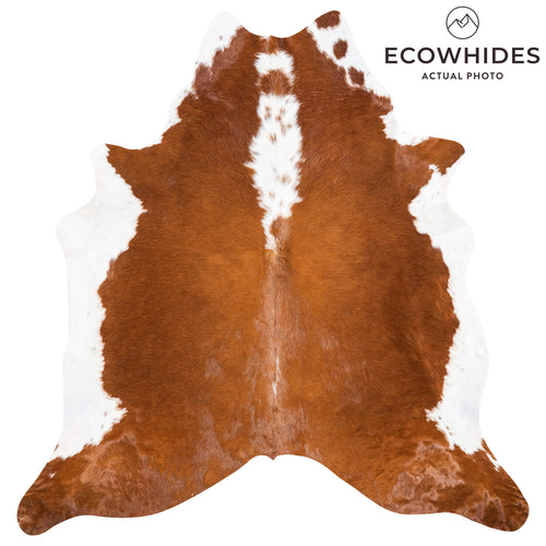 Brazilian Hereford Cowhide Rug Size 7'9" L x 7'6" W 1434