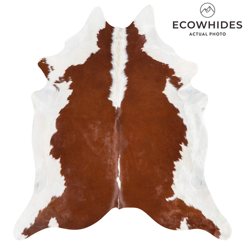 Brazilian Hereford Cowhide Rug Size 7'5" L x 6'11" W 1439