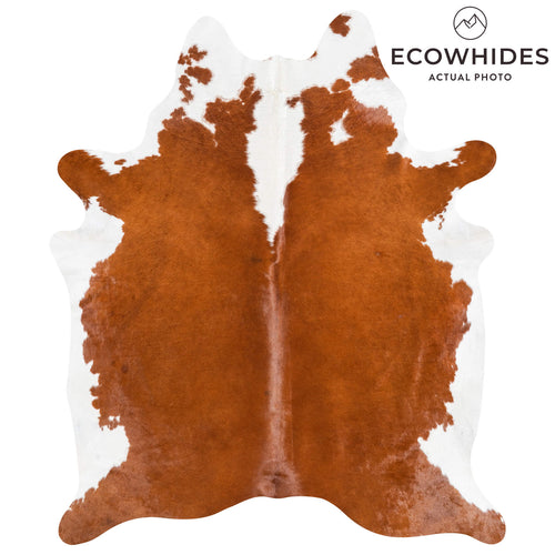 Brazilian Hereford Cowhide Rug Size 7'5" L x 6'2" W 1443