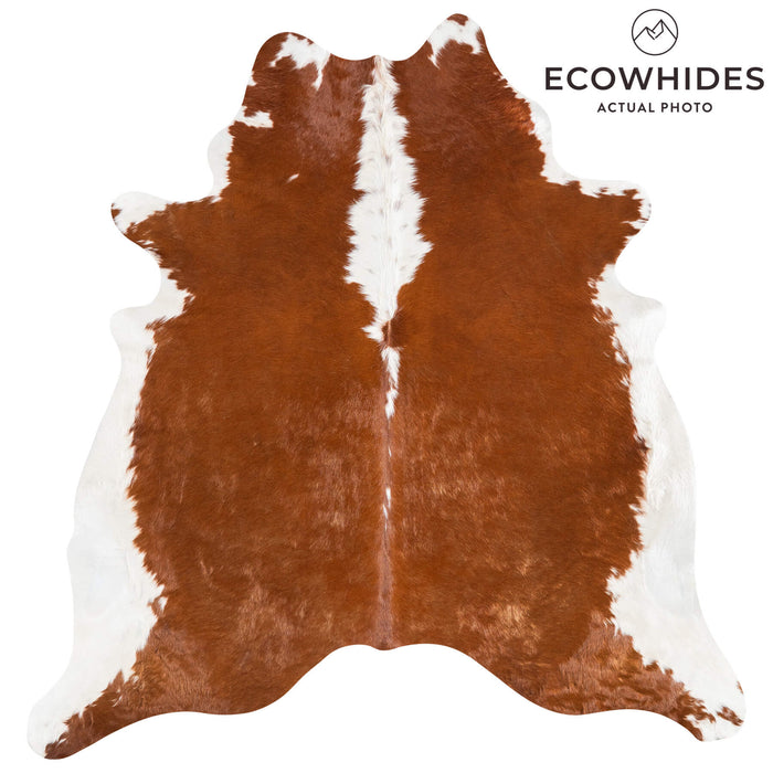 Brazilian Hereford Cowhide Rug Size 6'8" L x 6'4" W 1445