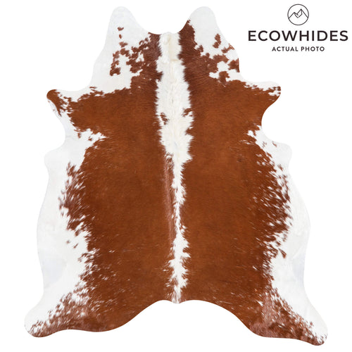 Brazilian Hereford Cowhide Rug Size 6'9" L x 5'11" W 1447