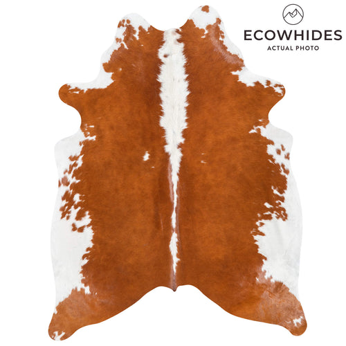 Brazilian Hereford Cowhide Rug Size 7'3" L x 5'8" W 1451