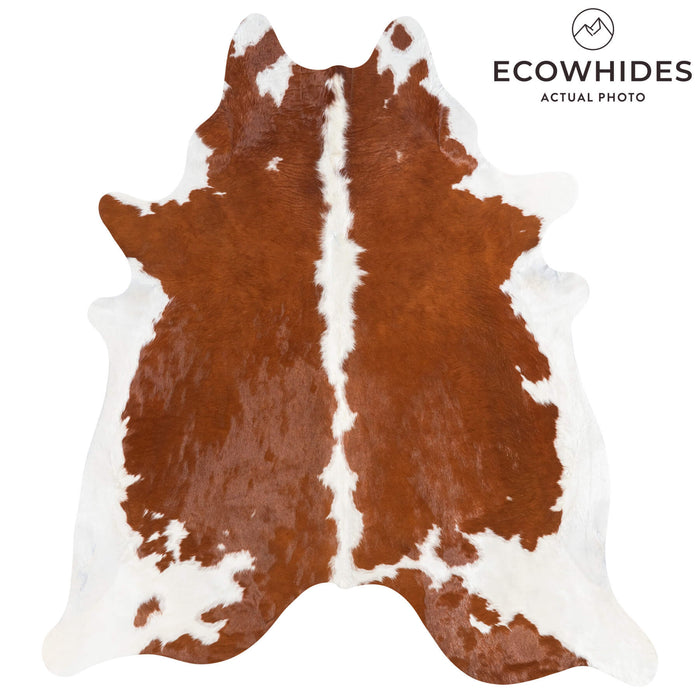 Brazilian Hereford Cowhide Rug Size 7'4" L x 6'5" W 1453