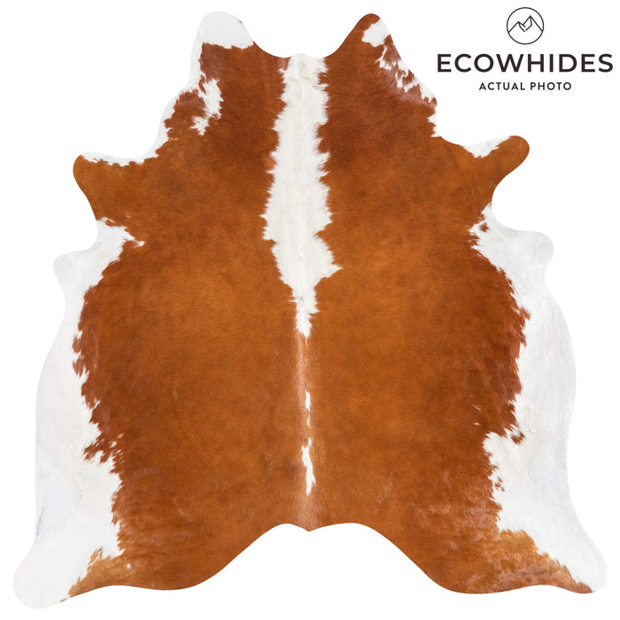 Brazilian Hereford Cowhide Rug Size 6'10" L x 6'7" W 1455