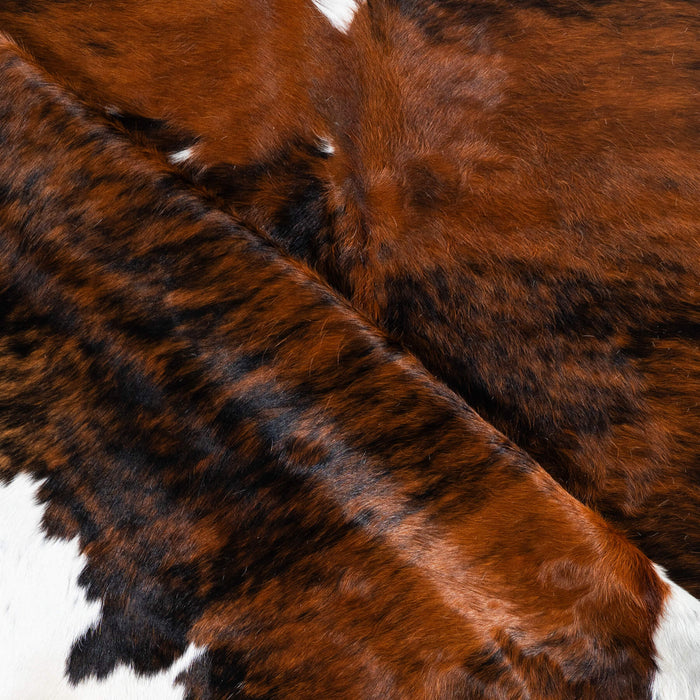 Tricolor Cowhide Rug Size 7'1" L x 6'11" W 1707