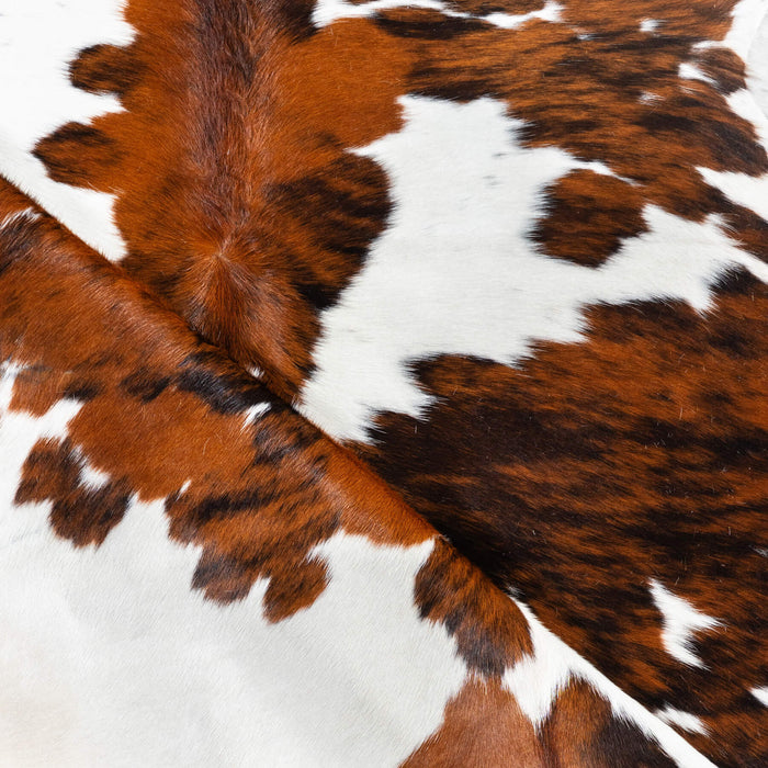 Tricolor Cowhide Rug Size 7'0" L x 6'1" W 1733