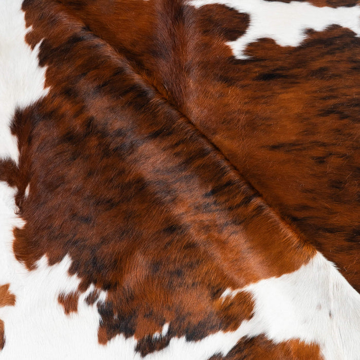 Tricolor Cowhide Rug Size 7'2" L x 7'1" W 1762