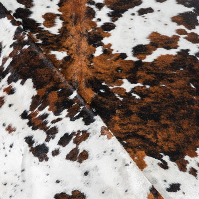 Tricolor Cowhide Rug Size 7'0" L x 6'9" W 1764