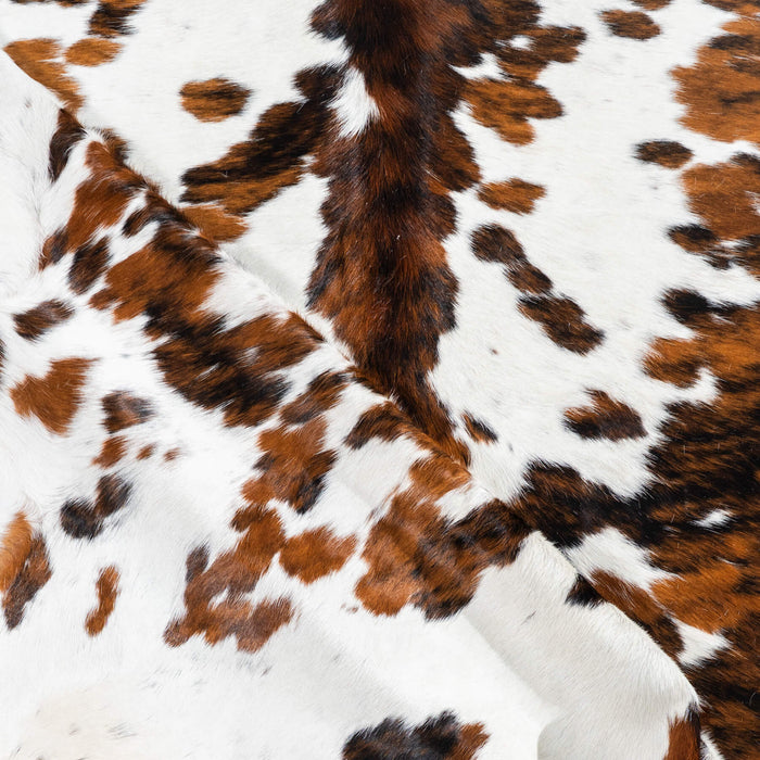 Tricolor Cowhide Rug Size 8'1" L x 6'5" W 1765