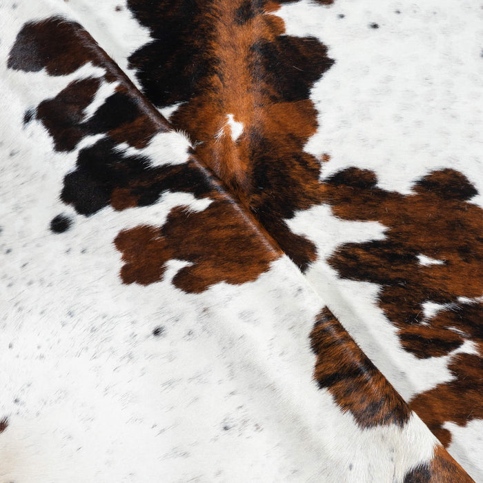 Tricolor Cowhide Rug Size 8'0" L x 6'8" W 1766