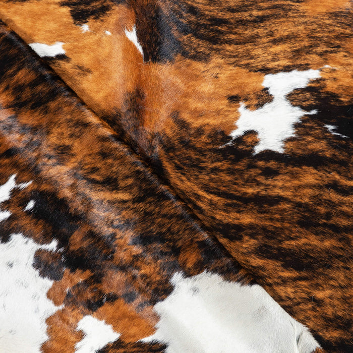 Tricolor Cowhide Rug Size 8'1" L x 7'6" W 1786