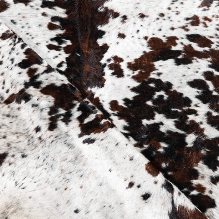 Tricolor Cowhide Rug Size 7'5" L x 6'8" W 1787