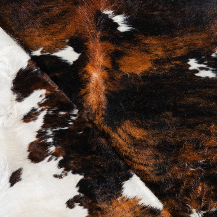 Tricolor Cowhide Rug Size 7'4" L x 6'8" W 1791
