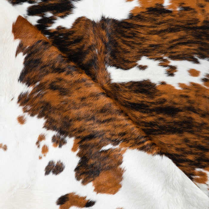 Tricolor Cowhide Rug Size 6'9" L x 6'6" W 1805