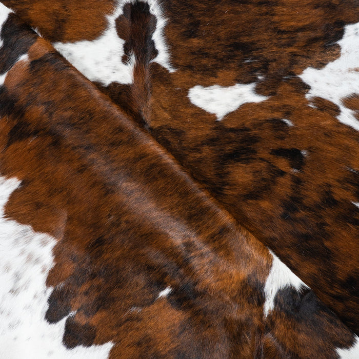 Tricolor Cowhide Rug Size 7'3" L x 5'10" W 1808